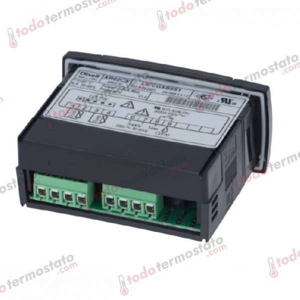 Datos técnicos de controlador Electrónico marca DIXELL xr02cx