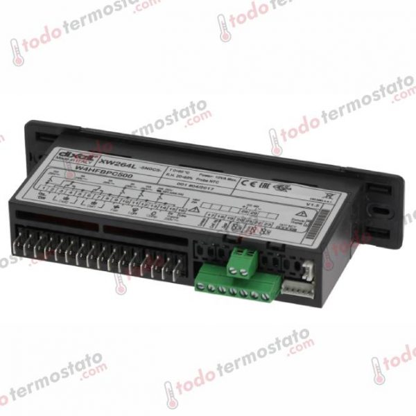 Datos técnicos de termostato marca DIXELL XW264L5N0C5 Rango de -50 a +99°C
