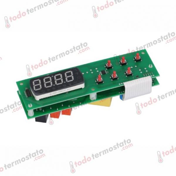 Datos técnicos de controlador marca EVCO EVC20S35N7ALX30 Rango de -40° a 105°C