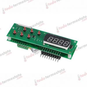 Controlador marca EVCO EVC20S35N7ALX30 Rango de -40° a 105°C