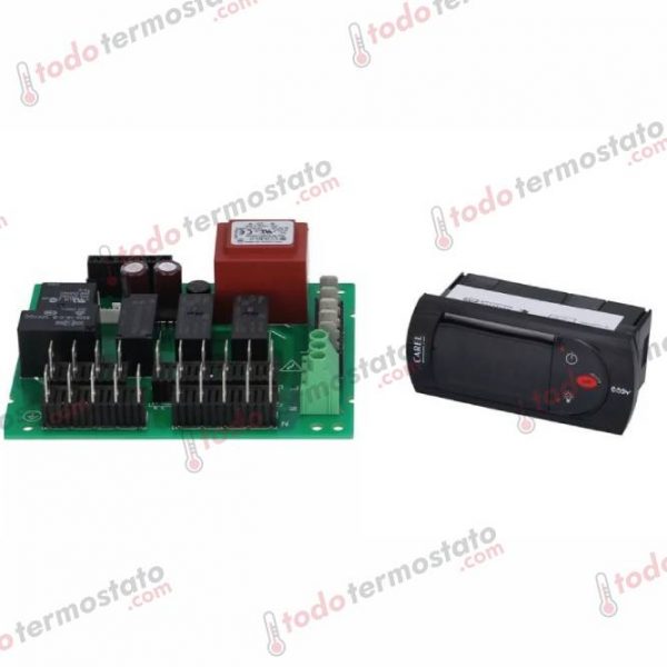 Controlador + Termostato marca CAREL PJEZC8I040
