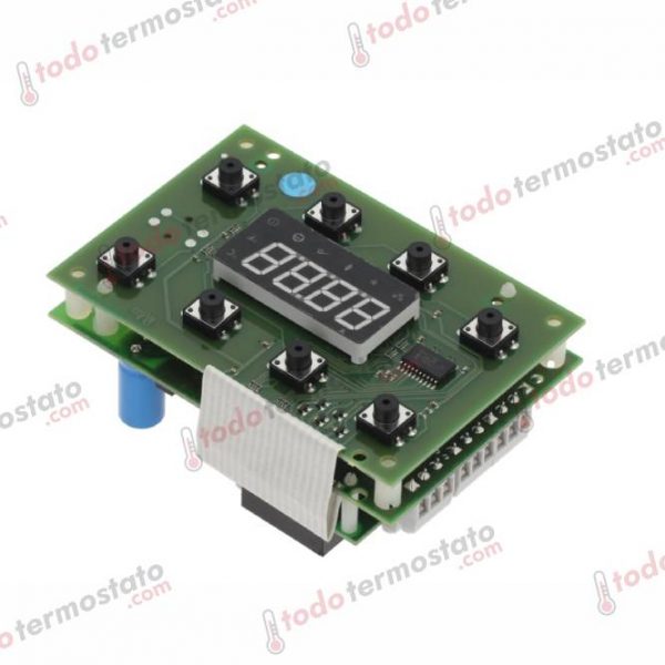 Datos técnicos de display marca EVCO EVC80S10P7XXX01