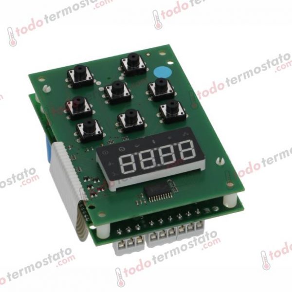 Datos técnicos de display marca EVCO EVC80S11P7XXX00