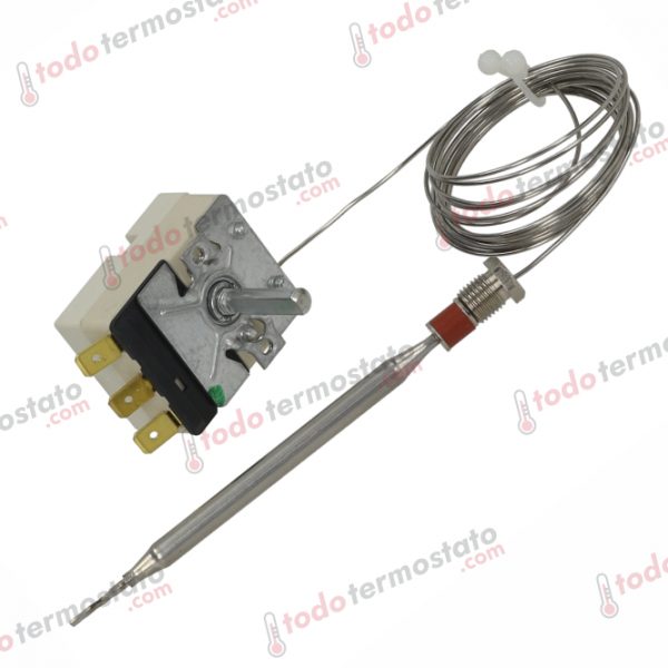 Termostato marca EGO 5513219330 con un rango de 31 a 93°C