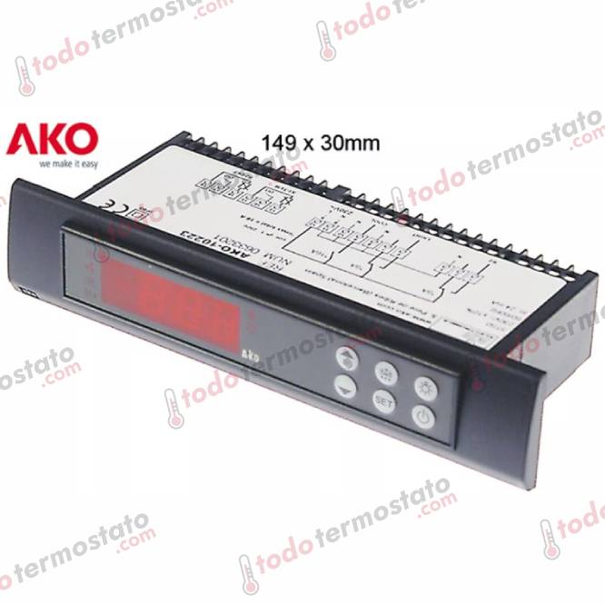 Termostato AKO 10223 Rango -50 a +99°C 1 Termostato marca AKO 10223 Rango de -50 a +99°C
