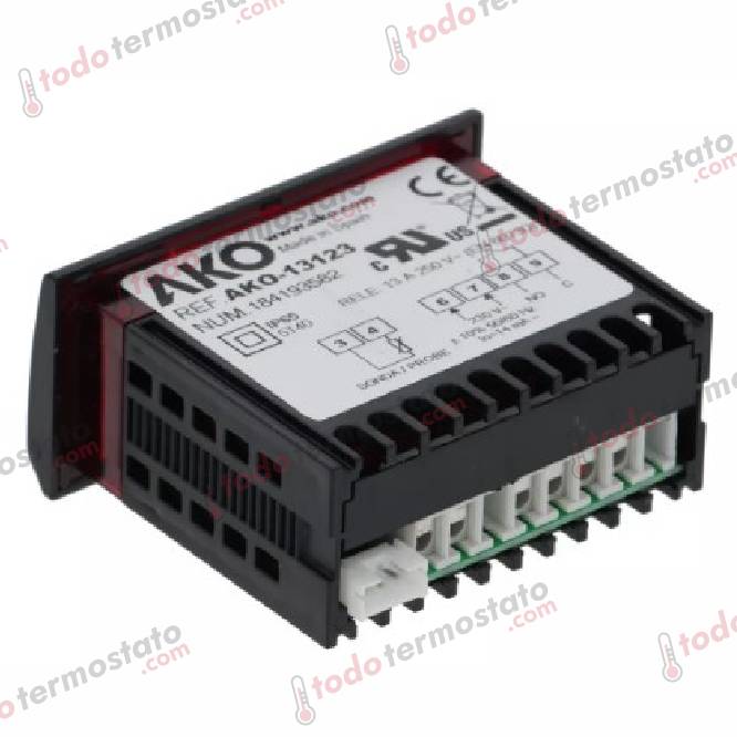 Termostato AKO 13123 Rango -50 a +99°C 2 Datos técnicos de t