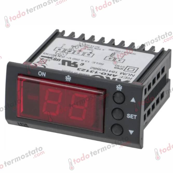 Termostato AKO 13123 Rango -50 a +99°C 1 Termostato marca AKO 13123 Rango de -50 a +99°C