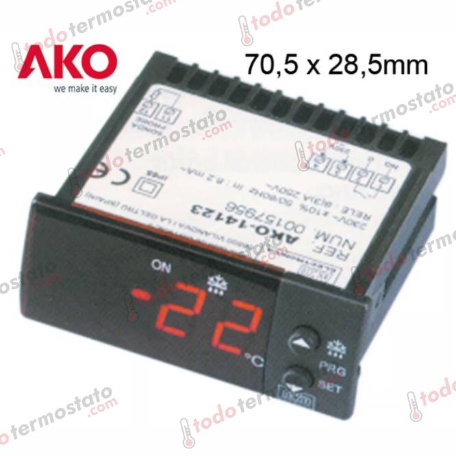 Termostato AKO 14112 Rango -50 a +99/+150°C 1 Termostato marca AKO 14112 Rango de -50 a +99/+150°C