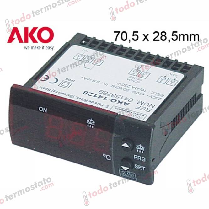 Termostato AKO 14128 Rango -50 a +99°C 1 Termostato marca AKO 14128 Rango de -50 a +99°C