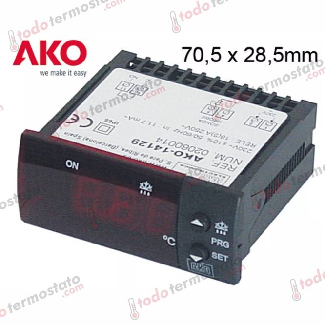Termostato AKO 14129 Rango -50 a +150°C 1 Termostato marca AKO 14129 Rango de -50 a +150°C