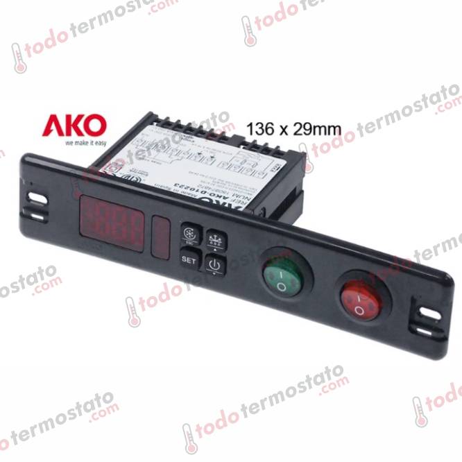 Termostato AKO D10223 Rango -50 a +99°C 1 Termostato marca AKO D10223 Rango de -50 a +99°C