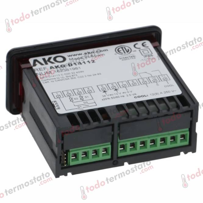 Termostato AKO D14212 Rango -50 a +99°C 2 Datos técnicos de termostato marca AKO D14212 Rango de -50 a +99°C
