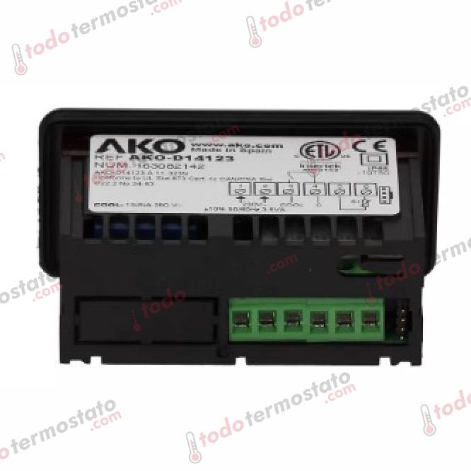 Termostato AKO D14123 Rango -50 a +99°C 2 Datos técnicos de t