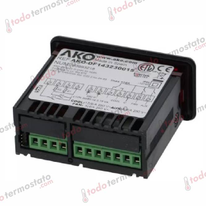 Termostato AKO D14323 Rango -50 a +99°C 2 Datos técnicos de termostato marca AKO D14323 Rango de -50 a +99°C