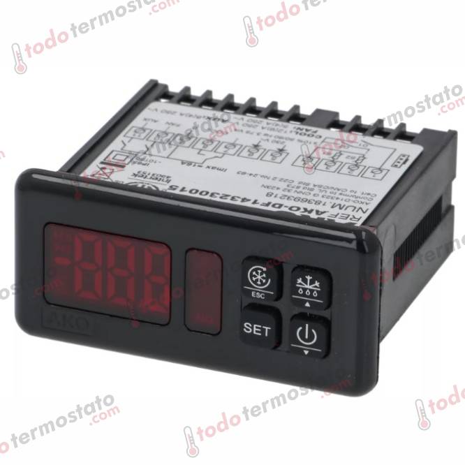 Termostato AKO D14323 Rango -50 a +99°C 1 Termostato marca AKO D14323 Rango de -50 a +99°C