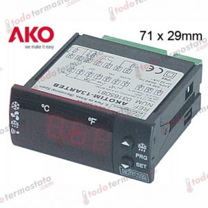 Termostato marca AKO TIM13ARTEB Rango de -50 a +99°C