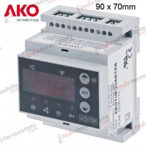 Termostato marca AKO TIM22ARTEB Rango de -50 a +99°C
