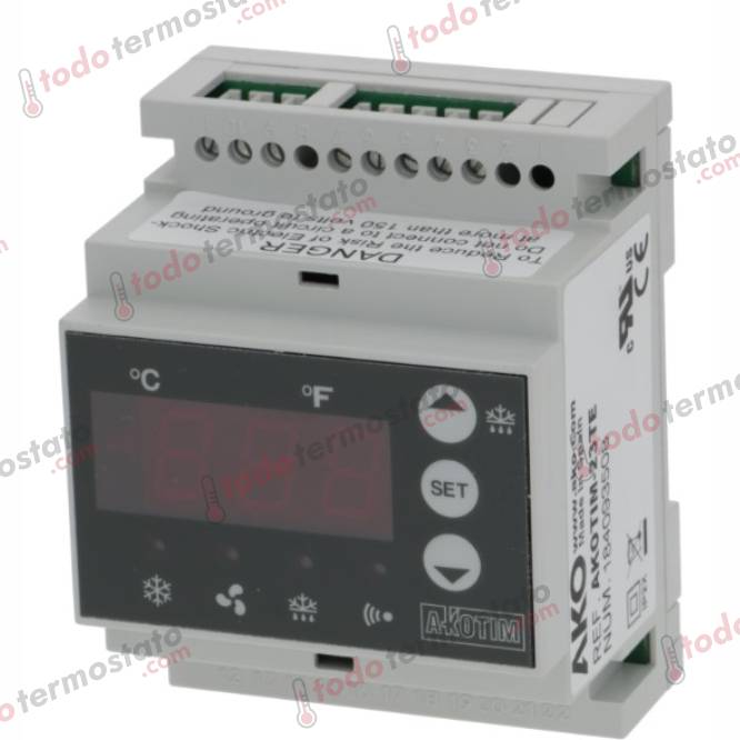 Termostato AKO TIM23TE Rango -50 a +99°C 1 Termostato marca AKO TIM23TE Rango de -50 a +99°C