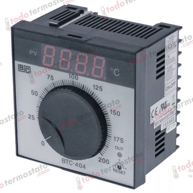 Termostato BRAINCHILD 381269 Rango 0 a +200°C 1 Termostato marca BRAINCHILD 381269 Rango de 0 a +200°C