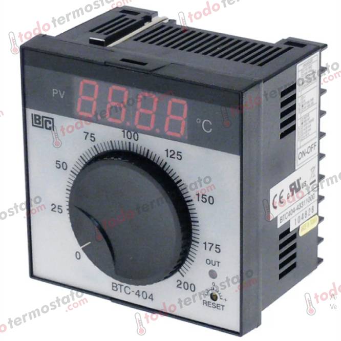 Termostato BRAINCHILD 381273 Rango 0 a +200°C 1 Termostato marca BRAINCHILD 381273 Rango de 0 a +200°C