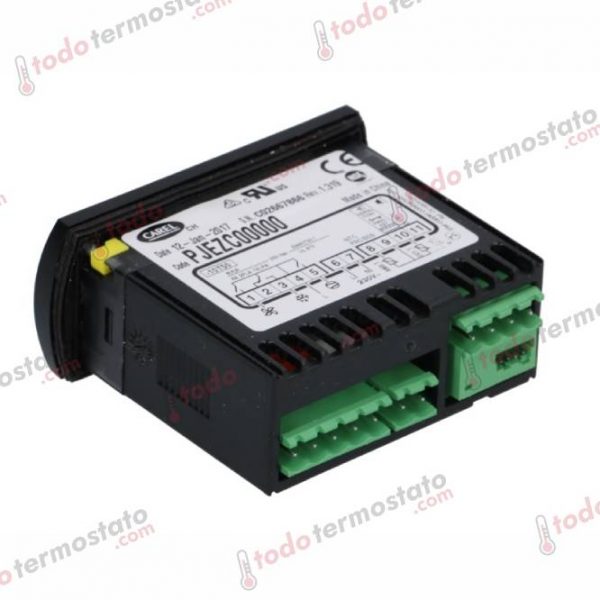 Datos técnicos de termostato marca CAREL PJEZC00000 Rango de -50 a +90°C