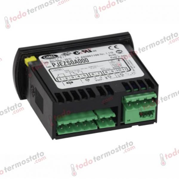 Datos técnicos de termostato marca CAREL PJEZS0A000