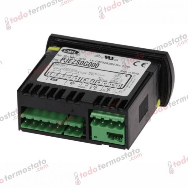 Datos técnicos de termostato marca CAREL PJEZS0G000