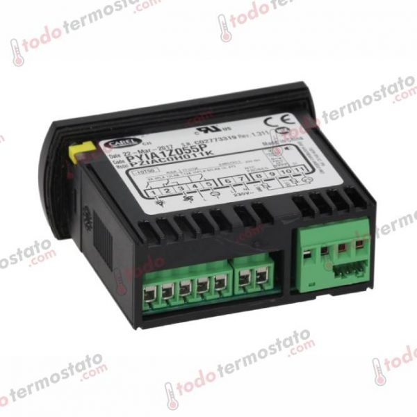 Datos técnicos de termostato marca CAREL PYIA1Z055P