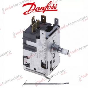 Termostato marca DANFOSS 077B2220 Rango de -34 a -15°C