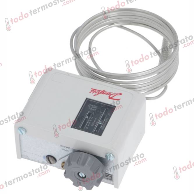 Termostato DANFOSS KP61060L1182 Rango -30 a +13°C 2 Datos técnicos de termostato marca DANFOSS KP61060L1182 Rango de -30 a +13°C