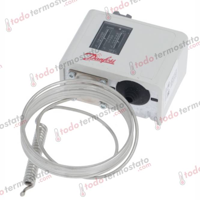 Termostato DANFOSS KP61060L1182 Rango -30 a +13°C 1 Termostato marca DANFOSS KP61060L1182 Rango de -30 a +13°C