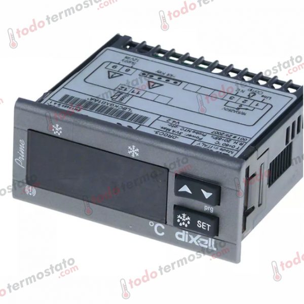 Termostato marca DIXELL XR20C0R0C3 con un rango de 0-60°C