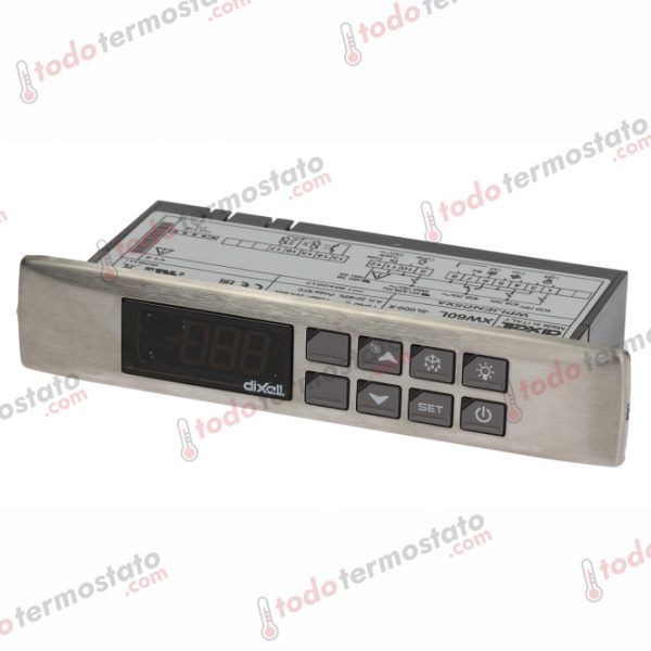 Termostato marca DIXELL XW60L5L0D0X con un rango de -50 a +150°C