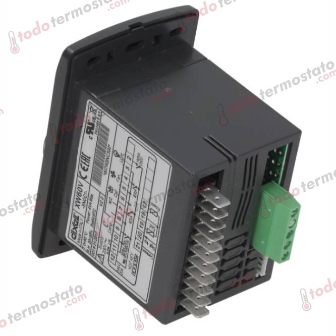 Termostato DIXELL XW60V5N0C1 Rango -50 a +150°C 2 Datos técnicos de termostato marca DIXELL XW60V5N0C1 Rango de -50 a +150°C