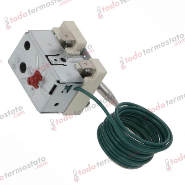 Datos técnicos de termostato marca EGO 5512522520 con un rango de 157°C