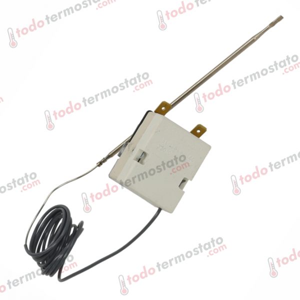 Datos técnicos de termostato marca EGO 5513069140 con un rango de 324°C