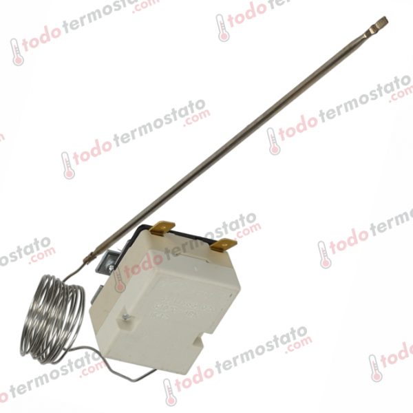 Datos técnicos de termostato marca EGO 5513563020 con un rango de 340°C
