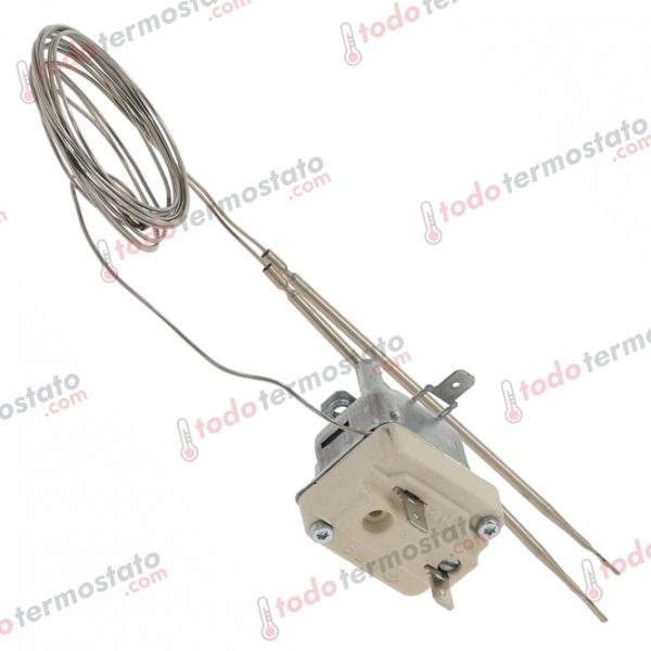 Datos técnicos de termostato marca EGO 5519069859 con un rango de 308°C