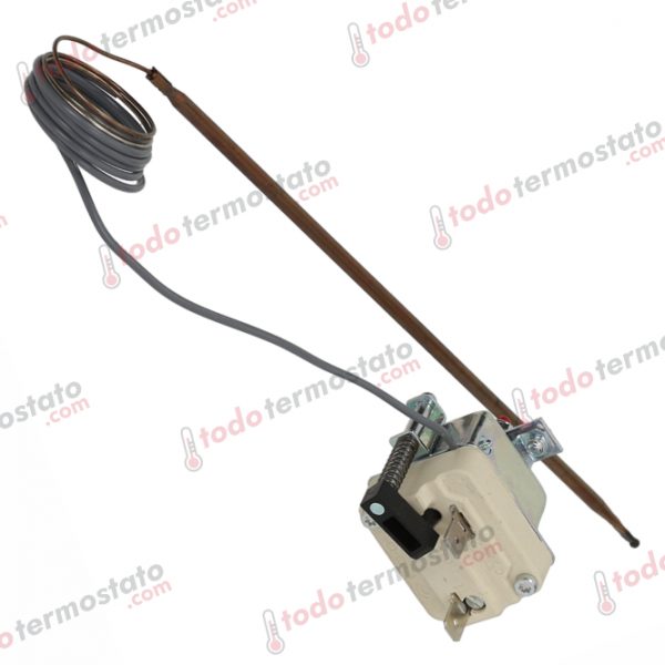 Datos técnicos de termostato marca EGO 5519584010 con un rango de 512°C