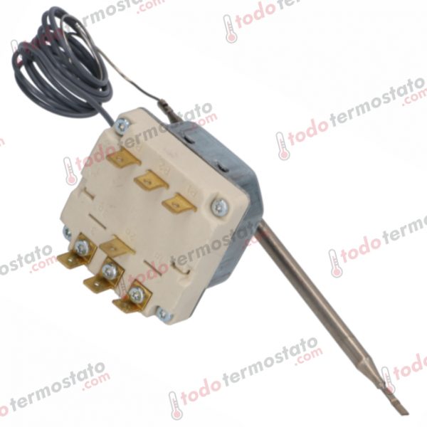 Datos técnicos de termostato marca EGO 5533559020 Rango de 250°C