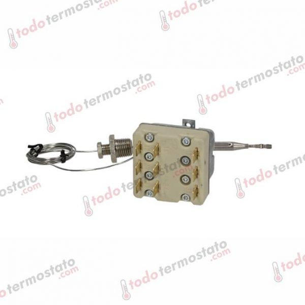 Datos técnicos de termostato marca EGO 5532522160 Rango de 130°C