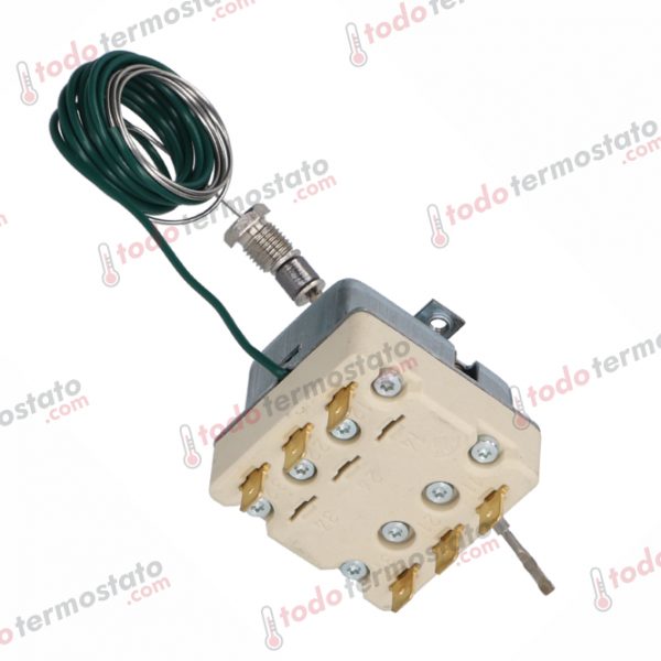 Datos técnicos de termostato marca EGO 5532564010 con un rango de 315°C