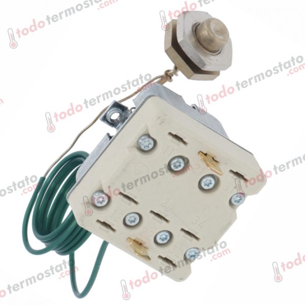 Datos técnicos de termostato marca EGO 5532572804 con un rango de 360°C