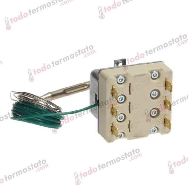 Datos técnicos de termostato marca EGO 5532574050 Rango de 370°C