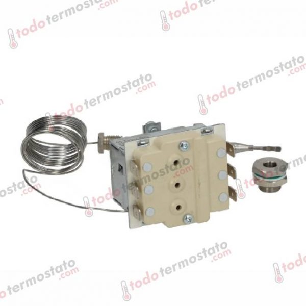 Datos técnicos de termostato marca EGO 5533544020 Rango de 220°C