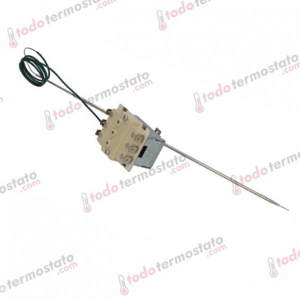 Datos técnicos de termostato marca EGO 5533559020 Rango de 250°C