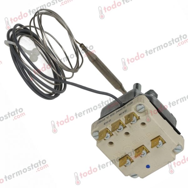 Datos técnicos de termostato marca EGO 5534052010 Rango 300°C