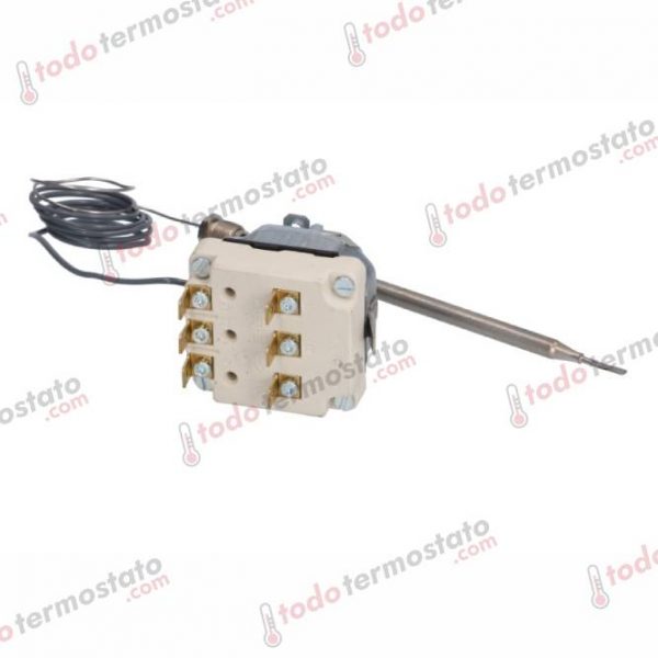 Datos técnicos de termostato marca EGO 5534012859 Rango de 91°C