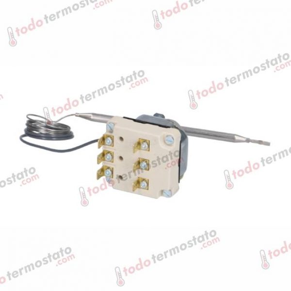 Datos técnicos de termostato marca EGO 5534022010 Rango de 125°C
