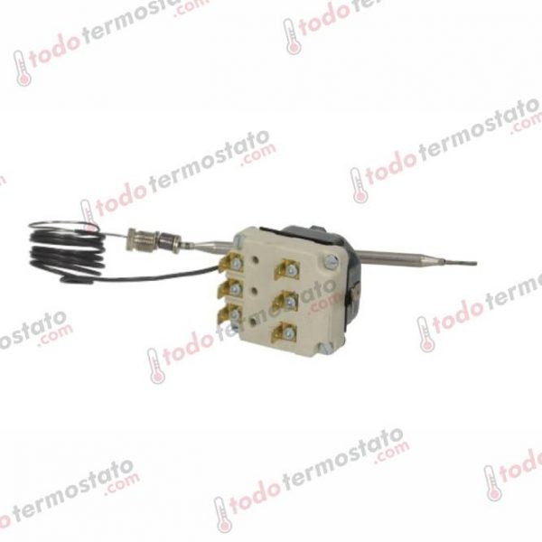 Datos técnicos de termostato marca EGO 5534032814 Rango de 182°C